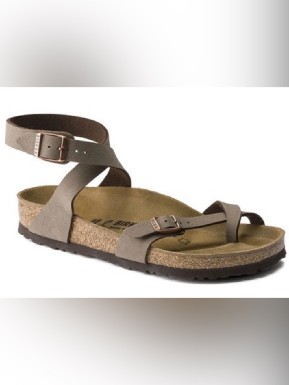 Birkenstock, Yara, Size 39, Brown Leather Sandals - Picture 2 of 7